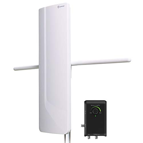 ANTOP HDTV Amplified Antenna, Big boy Antenna with Noise-Free 4G LTE Filter