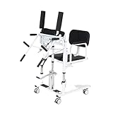 Caractéristiques ergonomiques de confort : comprend un rembourrage en éponge respirante et des accoudoirs profilés qui suivent les courbes naturelles du corps. Le design bien pensé assure le confort du patient lors d'une position assise prolongée tout en offrant un soutien sûr pendant les procédures de transfert.