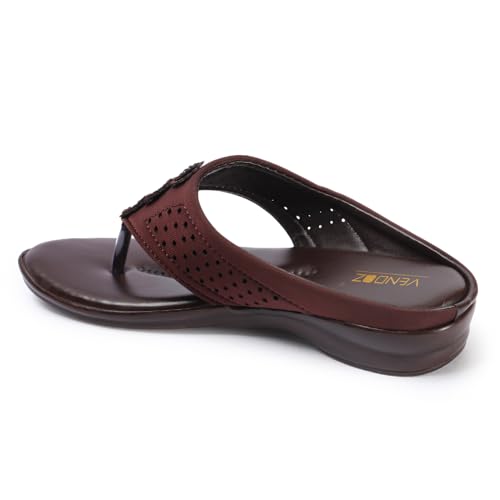 Image of Vendoz Women Casual Beige Flat Sandals (L611)