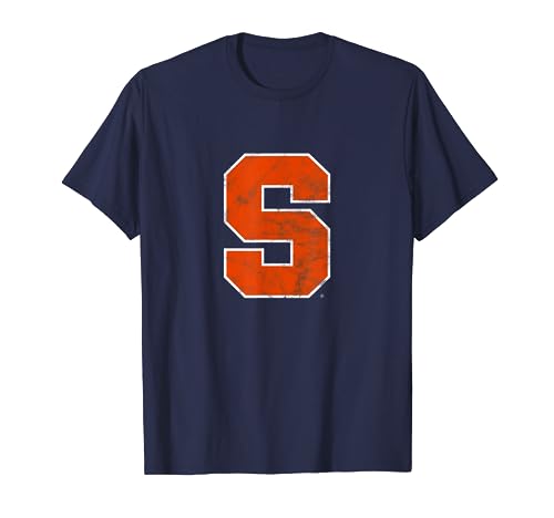 Syracuse University Orange Primary Logo Distressed T-Shirt