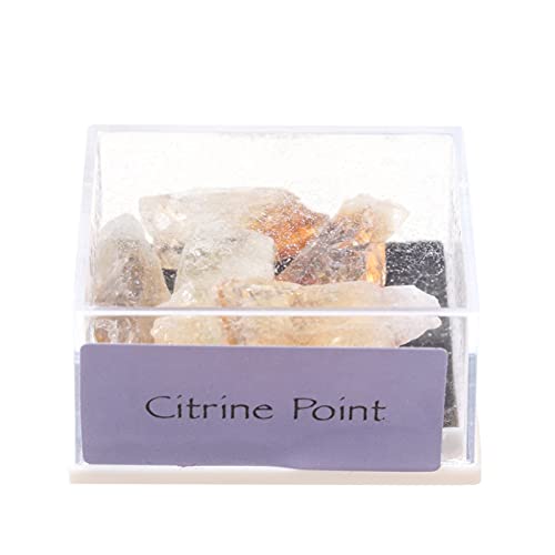 Yinyimei Pierre Brute Naturelle 1 boîte Naturel Bijoux d'échantillon de minéraux Cristal de Quartz de Quartz Cristal de Quartz de Quartz Cristal, la géographie de la géographie (Farbe : 2) Cover