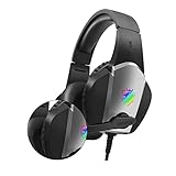 iplusmile 1ピーシーゲーム用ヘッド マイク付き ゲーム体験向上 な音質と優