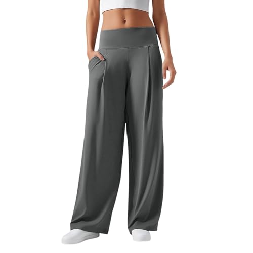 Pantalones deportivos para mujer cómodos holgados con control de abdomen diario