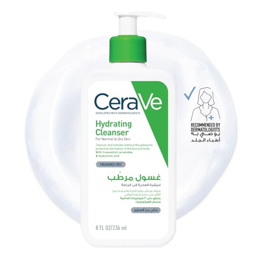 Cerave Hydrating Cleanser for Normal to Dry Skin with Hyaluronic Acid 236ml
