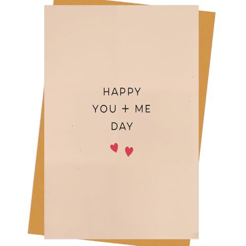 Ocresto Cute Heart Design Love Note Card For Your Beloved One
