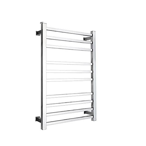 Sèche-Serviettes thermostatique avec contrôle de température, 88 W, électrique, Intelligent, 500 mm x 780 mm x 120 mm, Tube carré