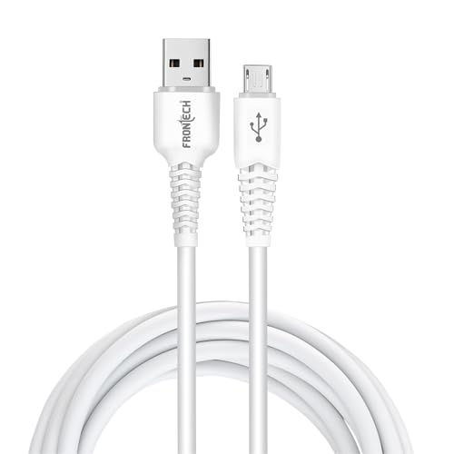 FRONTECH 12W / 2.4A Fast Charging 1M Braided USB to V8 Data Cable for Smartphones, Tablets, Laptops & other Micro USB V8 Devices, Charging and Data Sy