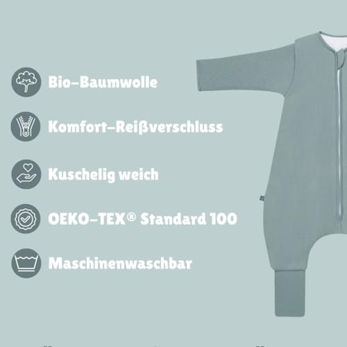 emma & noah Baby Schlafsack 35 TOG Bio-Baumwolle – Bild 3