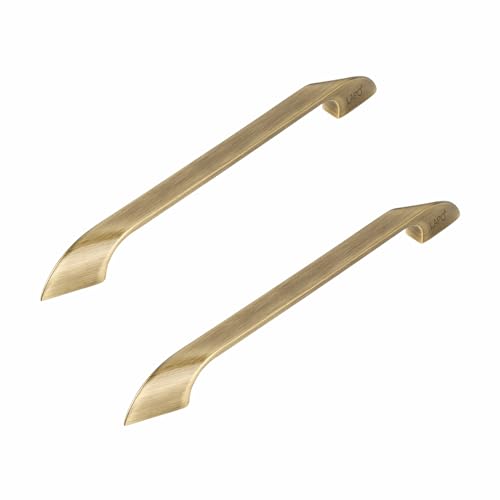 Image of LAPO 10 Inch Cabinet Handle Set for Kitchen Drawer & Wardrobe Door, Used for Cupboard, Almirah & Mandir Furniture, Strong Hold Design, 3 Years Warranty (224mm, Antique Finish, Pack of 2) - Twist