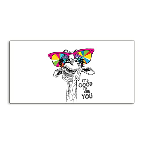 Image Acrylique Girafe 120x60cm pour Masquer les Murs Vides avec un Style Unique