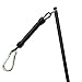 FytStycale Diving Pointer Stick for Scuba with Coil Lanyard and Noise Maker, Black