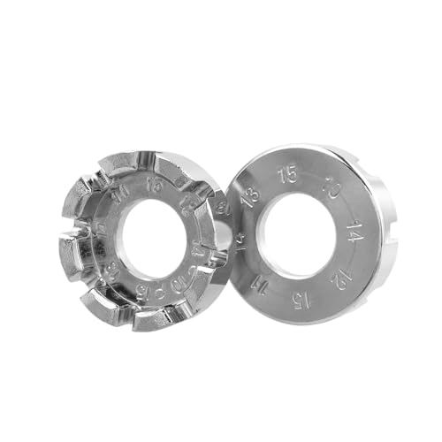 Bestgle 2 PCS Chiave per Raggi della Bicicletta, Tiraraggi Bicicletta a 8 Vie, Strumento Chiave per Raggi Tira Raggi Bici per Copertoni Bici per Attrezzi Cambio Gomme Moto