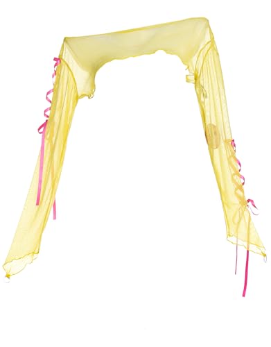 Winx Club Women's Bloom Long Sleeves Shrug Rash Guard Shirt Cover UP Top (Extra Large) Yellow