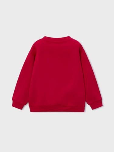 Mayoral Car Print Pullover for Boys Red2