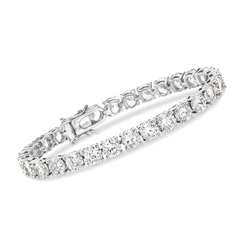 Ross-Simons 23.00 ct. t.w. CZ Tennis Bracelet in Sterling Silver - Main Image