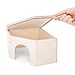 Niteangel Birch Chamber-Maze Hamster Hideout - Small Pets Woodland House Habitats Decor for Hamster Mice Gerbils Mouse