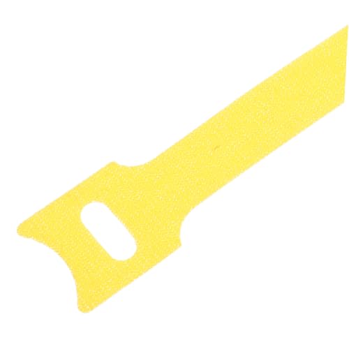NOLITOY 100 piezas cintas reutilizables para envolver cables, correas con gancho y bucle, organizador para cables de carga, amarillo miniatura 3