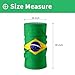 pmbvcgsy Fashion Neck Gaiter for Men Women,Brazil Flag Pattern Face Cover Mask Head Wrap Balaclava Multifunctional Scarf Bandana Headband for Gift