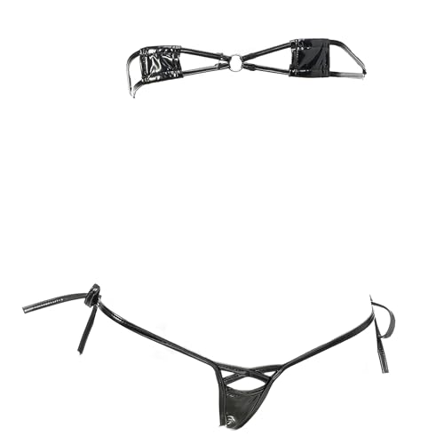 JasmyGirls Goth Micro Bikini String Mini Bathing Suit Tiny Thong Swimsuit Swimwear