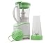 Produktbild LIVINGTON OneTouch | stufenloser Standmixer | inkl. spülmaschinengeeigneten 1 Liter Mess-Becher & 500 ml To-Go-Becher | BPA frei | auf Knopfdruck schneiden, hacken, mixen etc. | Rezeptheft | 400 Watt