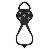 Lomelomme Universal Schuhkrallen Spikes rutschfeste Greifer Spikes, Spikes für Schuhe Winter Outdoor, 5-Stud Ice Snow Shoe Spikes