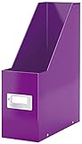 A4 Stehsammler für die Aufbewahrung von Katalogen, Prospekten, Zeitschriften, Akten usw., 4,5 Kg Kapazität, modernes und zeitgemäßes Design für Zuhause oder fürs Büro