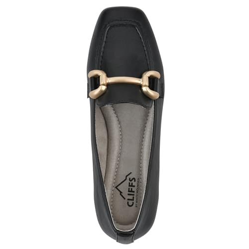 Image of CLIFFS BY WHITE MOUNTAIN Women's Bestow Moc-Toe Loafer Flat