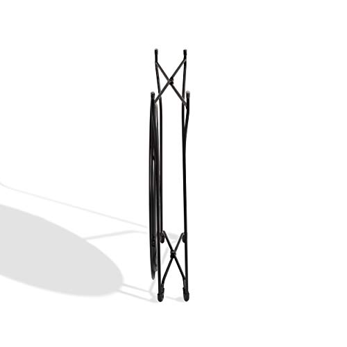 image for Atlantic Metal Side Table - Stylish Folding Tray Table, Sturdy Steel C