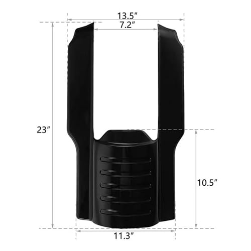 Garde-Boue Arrière Moto Rallonge Protection Roue Electra Glide - 7