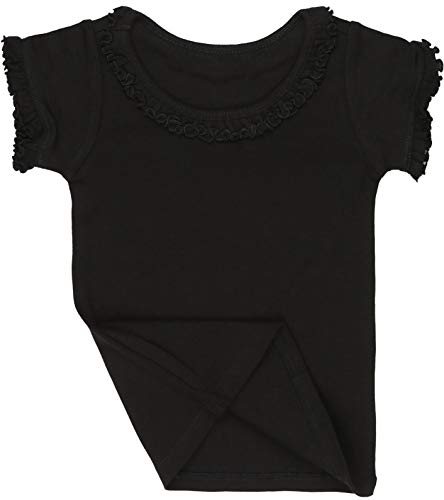 Image of ToBeInStyle Infant Girls' Scoop Neck Puff Sleeve T-Shirt