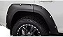 Bushwacker Pocket/Rivet Style Rear Fender Flares | 2-Piece Set, Black, Smooth Finish | 30046-02 | Fits 2014-2022 Toyota 4Runner (Excludes Limited)