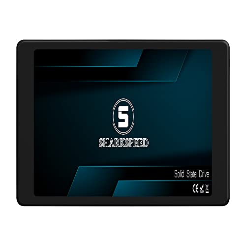S SHARKSPEED SSD 64GB Disco Duro sólido Interno 2.5' SATA III 3D NAND, Compatible con Ordenadores de Escritorio y portátiles