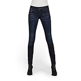 [ジースターロゥ] ジーンズ レディース スキニー ストレッチ ネイビー Midge Cody Mid Skinny Wmn 60883-6131-071-W26/L32
