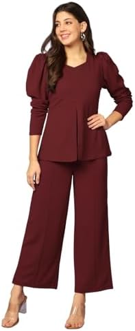 GRECIILOOKS Co Ord Set For Women Stylish | Dress for Women | Trendy Summer Travel Outfit | Lightweight 2 Piece for Holiday Look & Puja | A Line Dresses For Women | Stylish Midi Party Dress for Women | Winter Casual Wear