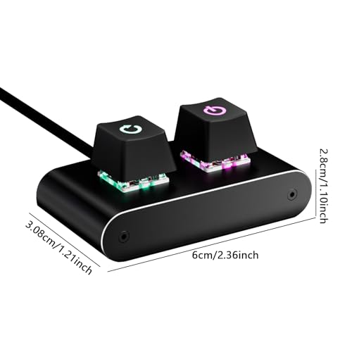 Interrupteur de démarrage externe léger pour ordinateur avec bouton Plug and Play