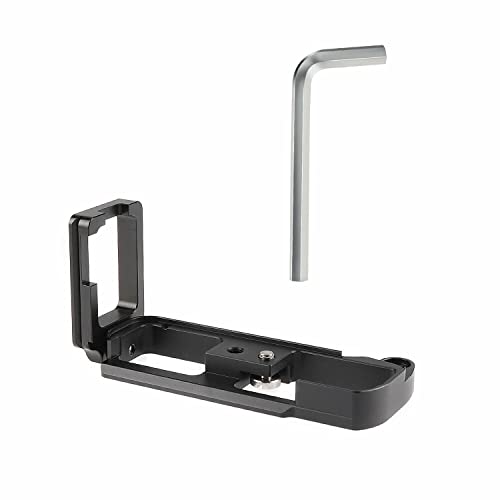 Hersmay Placa de soporte en L para Fujifilm X-A3 X-A5, soporte de tiro vertical de liberación rápida para cámara Fuji XA3 XA5