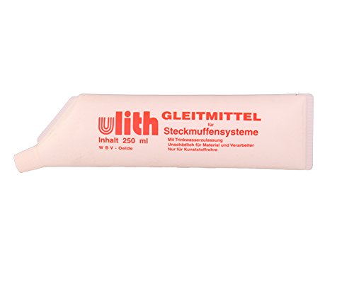 Gleitmittel 250 ml Ulith für KG Rohre Schmiermittel Gleitmittel Abwasserrohr HT KG Rohr (ST01 1002)