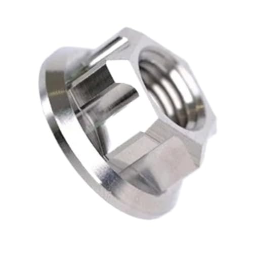 �S�[���f���u���[�O���[�p�[�v���L�����f�B�O���[��M5 M6 M8 M10 M12 A3�t�����W�X�N�����[�i�b�gTC4 GR5�`�^������DIY�o�C�N(Raw Ti,M10x1.0mm(OD-18 H-8))