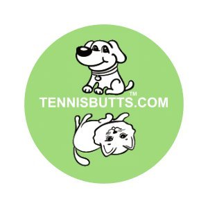 TennisButts - Fun Racket Decal That Starts Your Match Off with a Laugh! Perfect Tennis Gift (Kitties or Puppies)