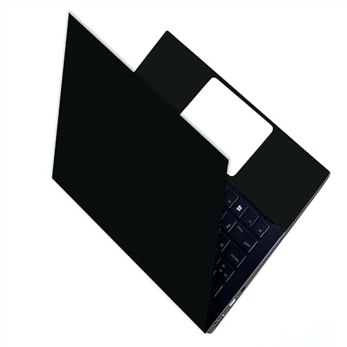 Image of Full Laptop Skin Stickers HD Quality Sticker for Laptops Upto 15.6 inch (Dustproof|Waterproof|Scratchproof|Reusable) - BE BLK FL1