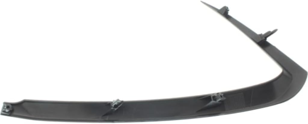 For Mazda CX-9 2016 17 18 19 20 21 2022 Bumper Molding Passenger Side | Front | Textured Black | Plastic | Replacement For MA1047102 | TK4850120A, S0721U201AP0N