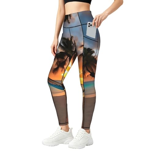 Leggings con estampado de hamaca ropa climática deportiva mujer