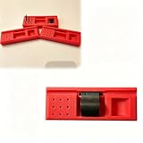 Gas Block Pin Holder Jig Compatible with AR-15 .750 Low Profile Gas Blocks, Installation & Removal Bench Tool, Gas Tube Alignment Support Slot, Pin Storage Compartments.