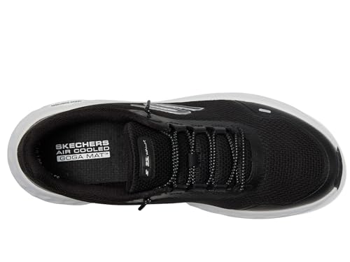 Skechers Skechers Women's Go Walk Max Cushioning Flex Sneaker, Black/White, 8.5