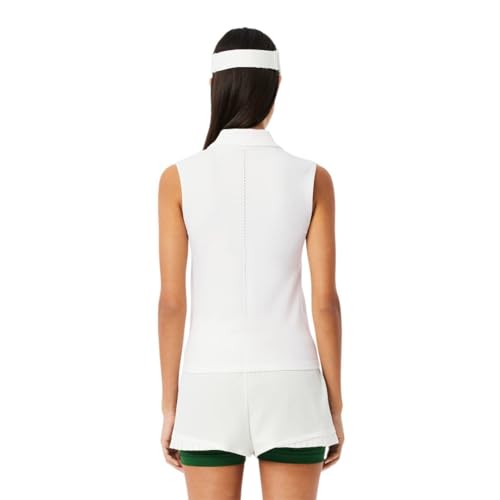 Lacoste Women's Sport Sleeveless Stretch Knit Tennis Polo Shirt3