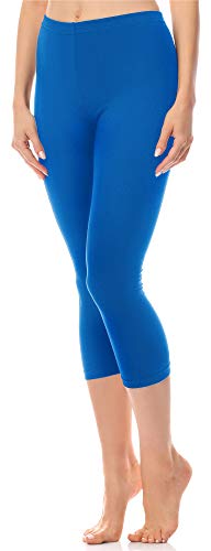 Antie Leggins 3/4 Mallas Deportivas Mujer AN60-101(Kobalt,XXL)
