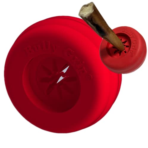 Bully Stick Halter für Hunde - Große Größe - Interaktives Hundespielzeug, Hundeleckerlihalter, Slow Feeder, Leckerli-Spender, Kauspielzeug und Hundesicherheitsvorrichtung