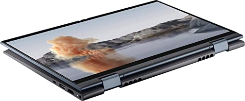 Image of DELL 2022 Inspiron 7415 2-in-1 Touchscreen Laptop, 14 inch Full HD, AMD Ryzen 5 5500U (6-core), 8GB RAM, 512GB PCIe SSD, HDMI, WiFi-6, Webcam, FP Reader, Backlit KB, Windows 11 Home, Blue