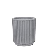 Vaso SP27 Cilindro 20 x 23 cm Antique Cimento