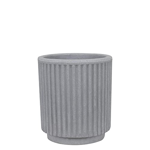 Vaso SP27 Cilindro 20 x 23 cm Antique Cimento